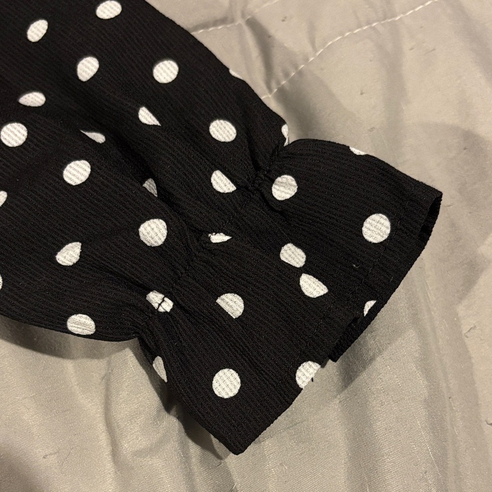Black Polka Dot Dress - Picture 4 of 7